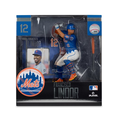 MLB SportsPicks New York Mets Francisco Lindor 7-Inch Posed Figure