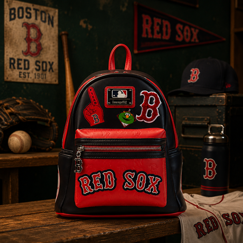 MLB Boston Red Sox Patches Mini Backpack