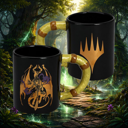 Magic the Gathering Dragon 16 oz. Sculpted Ceramic Mug