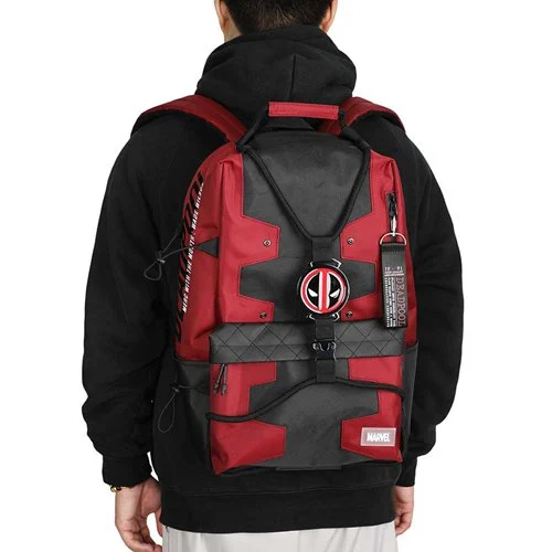 Marvel Deadpool Bungee Suit-up Character Backpack