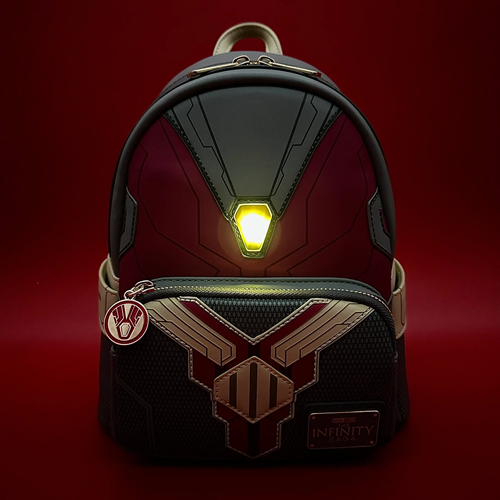 Marvel Exclusive Avengers Vision Light Up Cosplay Mini Backpack