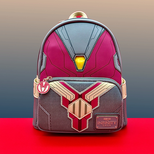 Marvel Exclusive Avengers Vision Light Up Cosplay Mini Backpack