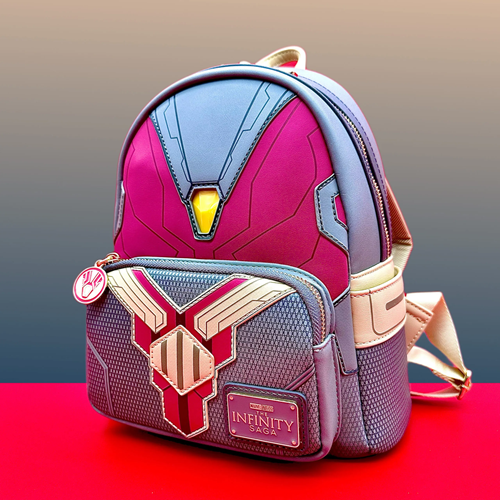 Marvel Exclusive Avengers Vision Light Up Cosplay Mini Backpack