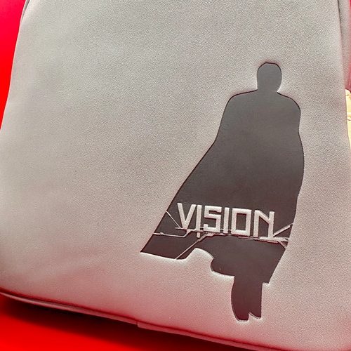 Marvel Exclusive Avengers Vision Light Up Cosplay Mini Backpack