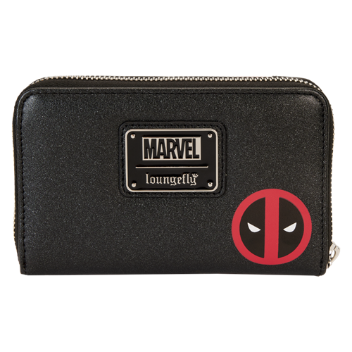 Loungefly Marvel Metallic Deadpool Cosplay Zip Around Wallet