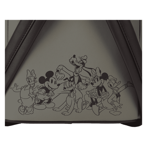 Loungefly Mickey & Friends Canvas All-Over Print Drawstring Bucket Mini Backpack