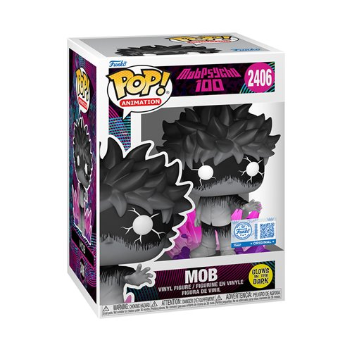 Funko POP! Animation: Mob Psycho - 100 Mob GITD - Entertainment Earth Exclusive