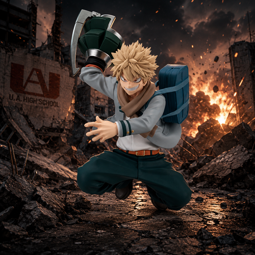 My Hero Academia Katsuki Bakugo Bravegraph #1 Vol. 3 Statue