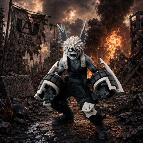 My Hero Academia Katsuki Bakugo Tones Ver. Super Master Stars Piece Statue