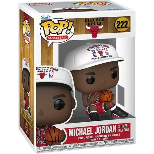 Funko POP! Basketball: NBA Chicago Bulls Michael Jordan 3 Times in a Row