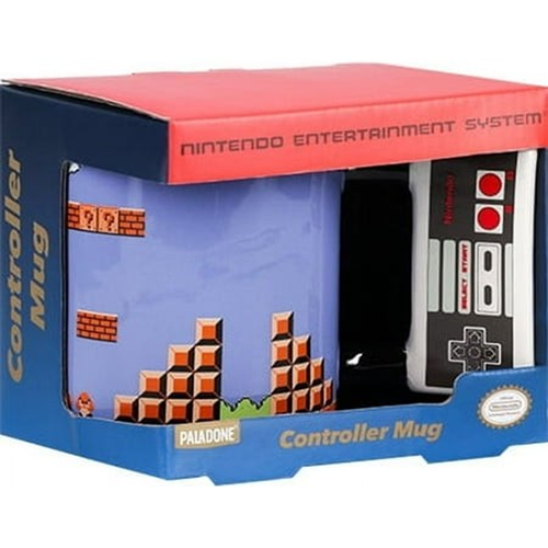 Nintendo NES Controller Shaped Ceramic Mug – Super Mario Bros. 10 oz (300ml) – by Paladone