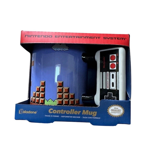 Nintendo NES Controller Shaped Ceramic Mug – Super Mario Bros. 10 oz (300ml) – by Paladone