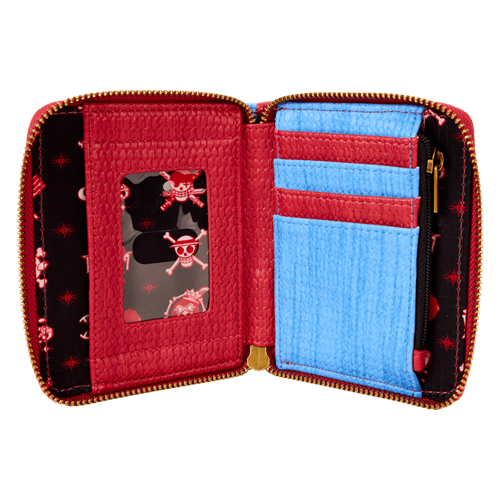NYCC Limited Edition One Piece Luffy Jolly Roger Zip Around Wallet