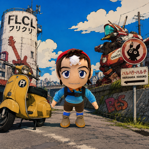 FLCL Naota Plush