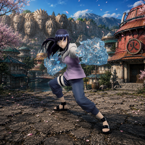 Naruto Shippuden Hinata Hyuga Vibration Stars Statue