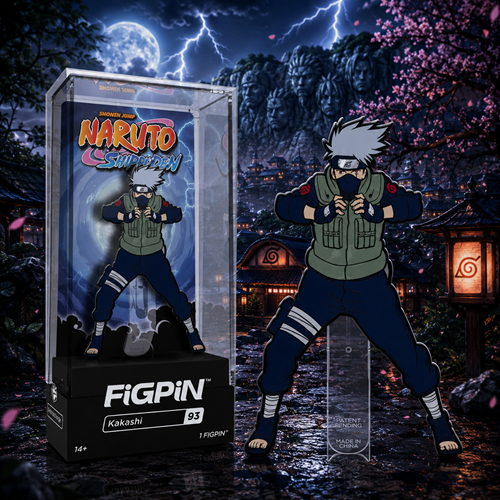 Naruto Shippuden Kakashi FiGPiN Enamel Pin