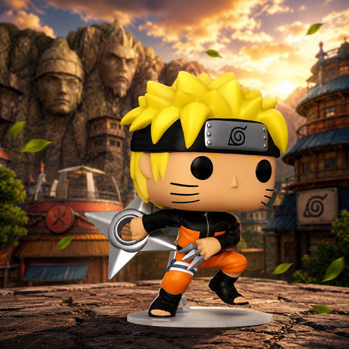 Funko POP Animation: Naruto Shippuden - Naruto Uzumaki with Shuriken