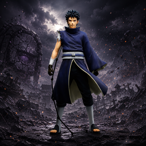 Naruto Shippuden Obito Uchiha Red Eyes Reflecting the Heart Masterlise Ichibansho Statue