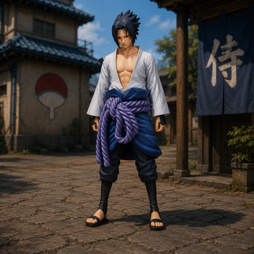 Naruto Shippuden: Sasuke Uchiha Manga Dimensions Grandista Statue