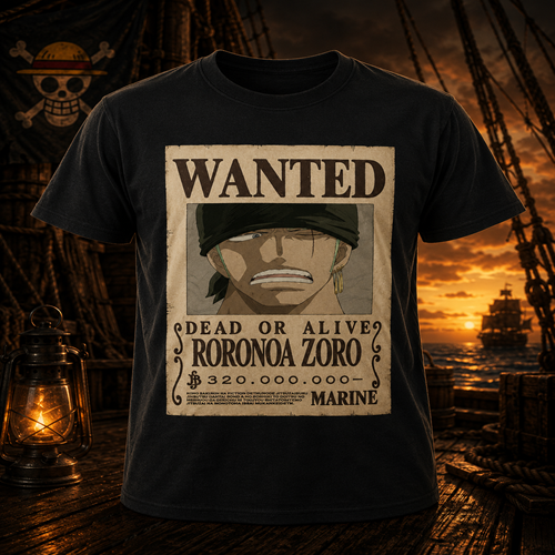One Piece - Wanted Zoro T-Shirt