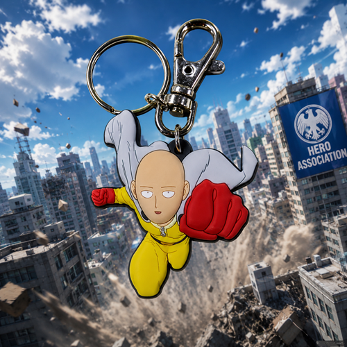 ONE PUNCH MAN S2 - SAITAMA PVC KEYCHAIN