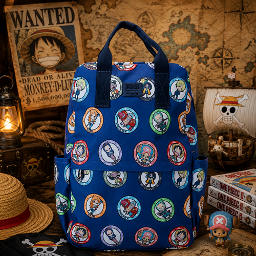 One Piece Characters Full Size Backpack