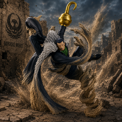 One Piece Crocodile Abiliators Statue
