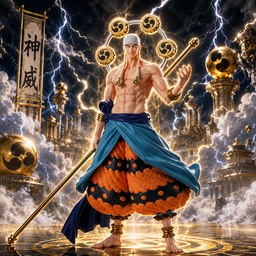 One Piece Enel The Greatest Battle Masterlise Ichibansho Statue