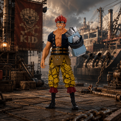 One Piece Eustass Kid The Grandline Men Wanokuni DXF Vol. 17 Statue