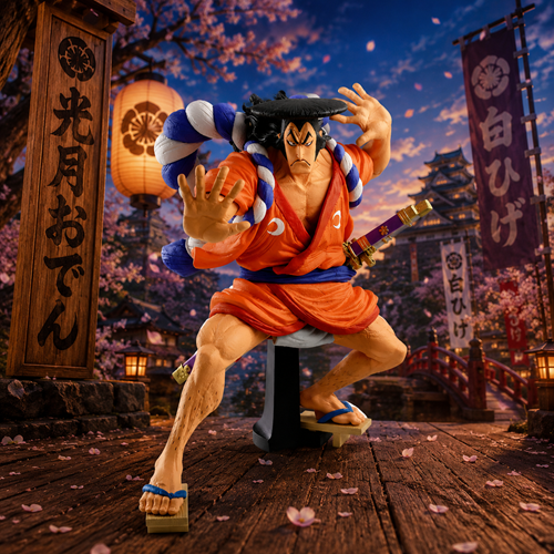 One Piece Kozuki Oden King of Artist Statue