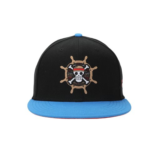 One Piece Logo Embroidered Snapback Hat