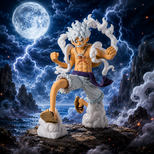 One Piece Monkey D. Luffy Gear 5 Grandista Statue