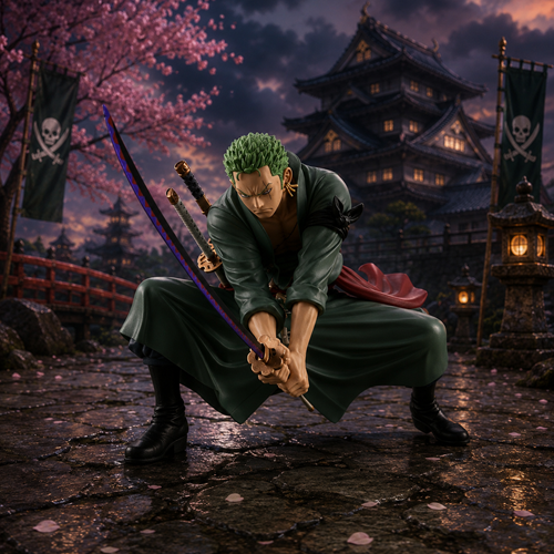 One Piece Roronoa Zoro Scultures Big Banpresto Figure
