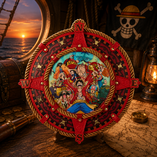 One Piece Straw Hat Gang Nautical Mini-Backpack