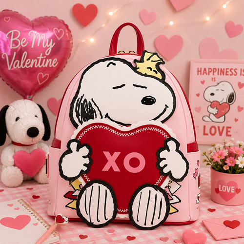 Loungefly Peanuts Snoopy Valentine's Day XO Mini-Backpack