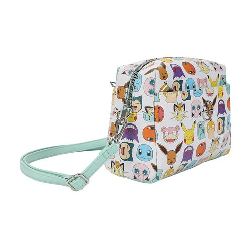 Pokémon Faces Metal Badge Handbag