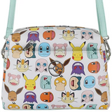 Pokémon Faces Metal Badge Handbag