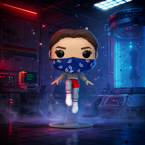 Funko POP Television Retail Exclusive: Stranger Things - Eleven with Bandana (Floating)