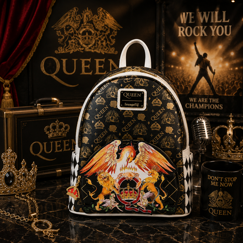 Queen Logo Crest Mini-Backpack