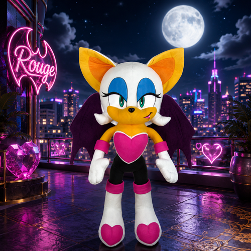 SONIC THE HEDGEHOG - ROUGE 21" PLUSH