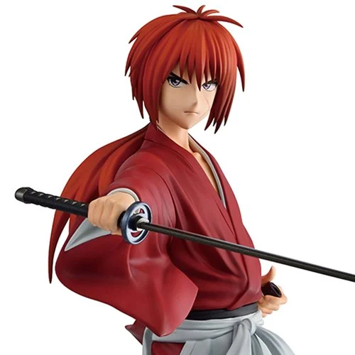 Rurouni Kenshin Kenshin Himura Drawn Sword Version Masterlise Ichibansho Statue