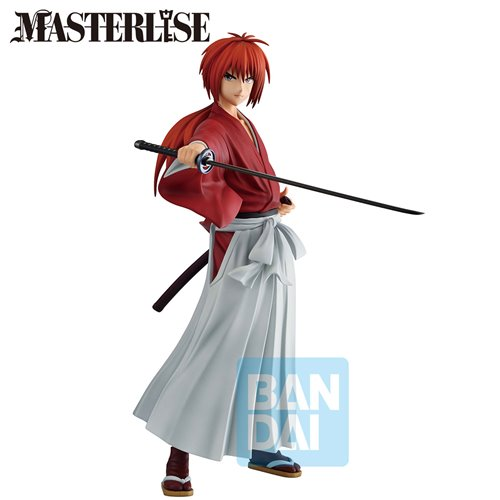 Rurouni Kenshin Kenshin Himura Drawn Sword Version Masterlise Ichibansho Statue