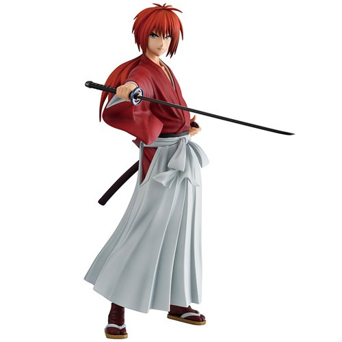 Rurouni Kenshin Kenshin Himura Drawn Sword Version Masterlise Ichibansho Statue