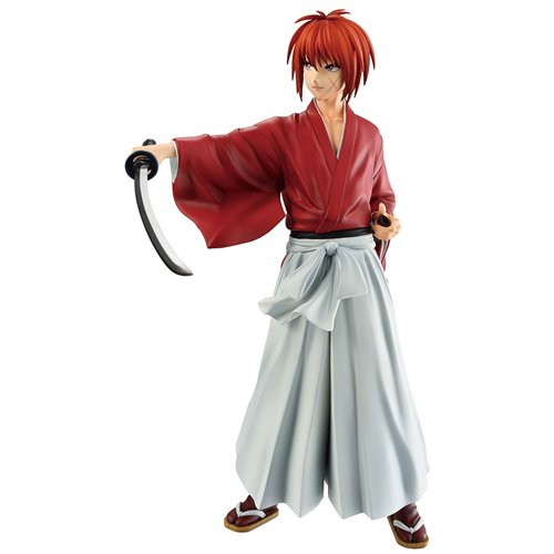 Rurouni Kenshin Kenshin Himura Drawn Sword Version Masterlise Ichibansho Statue