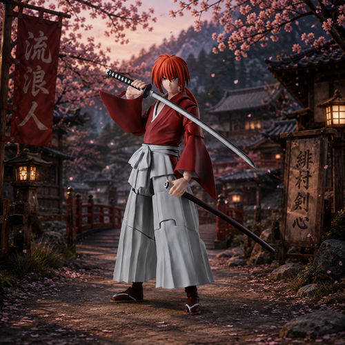 Rurouni Kenshin: Meiji Swordsman Kenshin Himura Romantic Story S.H.Figuarts Action Figure
