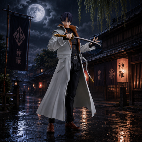 Rurouni Kenshin: Meiji Swordsman Romantic Story Aoshi Shinomori S.H.Figuarts Action Figure