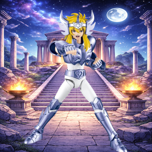 Saint Seiya Champion Class Cygnus Hyoga 07 Blokees Model Kit