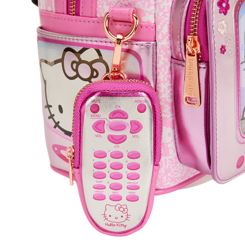 Loungefly Web Exclusive: Sanrio Hello Kitty Vintage TV Lenticular Mini Backpack with Coin Bag