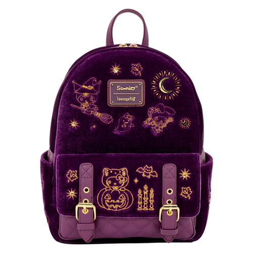 Loungefly Web Exclusive: Sanrio Hello Kitty & Friends Exclusive Halloween Costume Velvet Mini Backpack