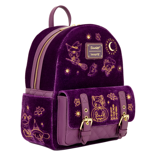 Loungefly Web Exclusive: Sanrio Hello Kitty & Friends Exclusive Halloween Costume Velvet Mini Backpack